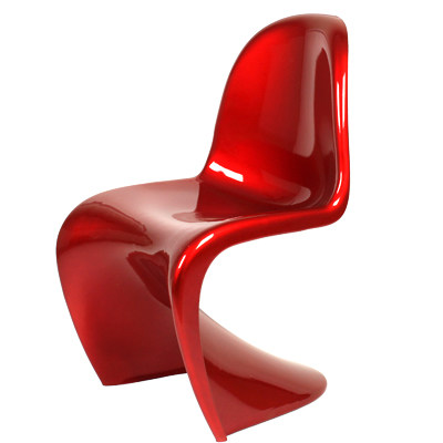 番顿餐椅Panton Chair雕塑玻璃钢成人版Verner Panton装饰休闲椅