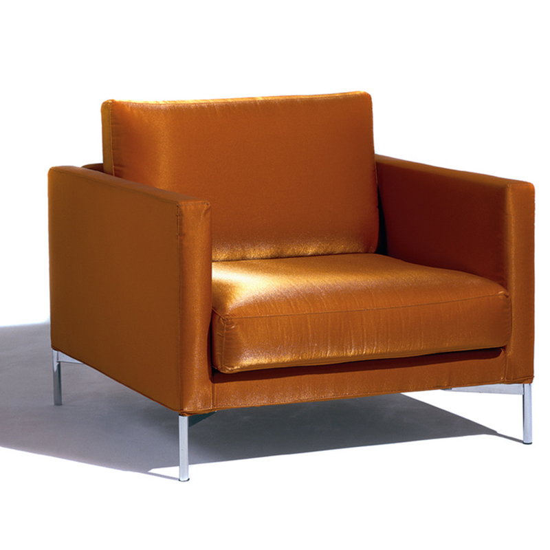 意大利 皮埃尔• 里梭尼长诗标准单人拉沙发椅布艺革超纤皮真皮定制小户型样品沙发
