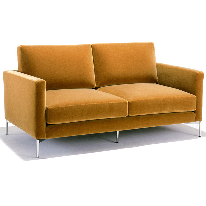 意大利 皮埃尔• 里梭尼长诗长椅双人位沙发椅布艺革超纤皮真皮定制小户型样品沙发