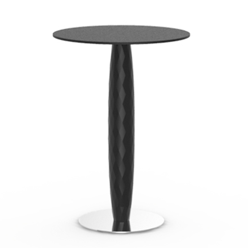 西班牙设计师estudiHac VONDOM 玻璃钢桌子吧桌 餐桌 咖啡桌 不锈钢铁烤漆脚盘