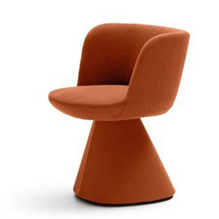 2022年新款意大利莫妮卡聪明椅玻璃钢软包布艺皮质 轻奢金色餐椅大款餐椅小款休闲椅