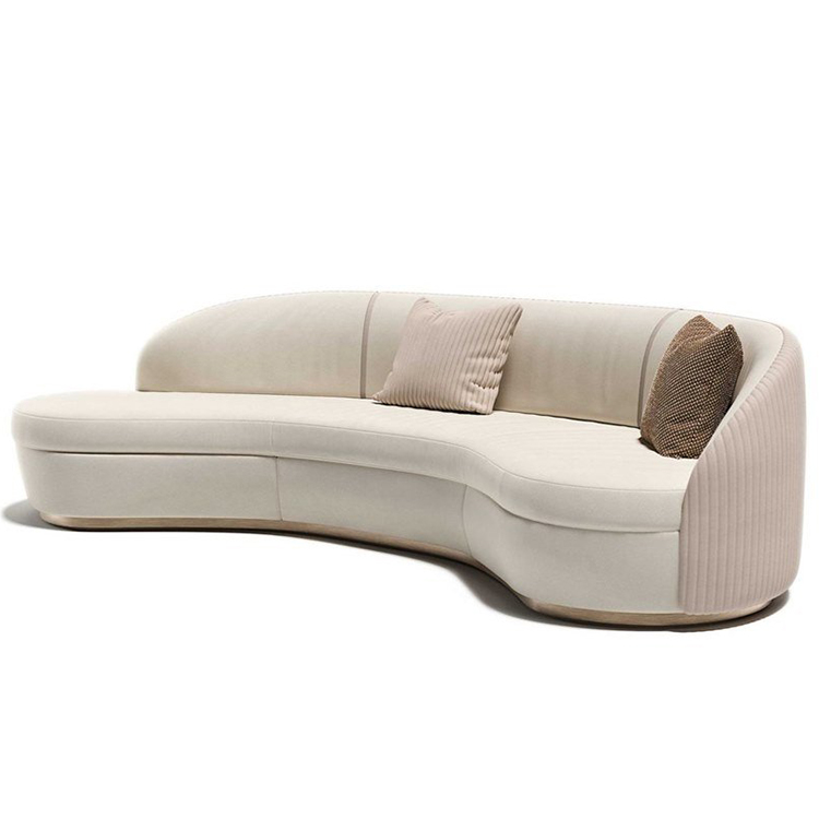四款弧形沙发: Capital Collection OTIUM 不锈钢金色实物沙发 可定制异形沙发