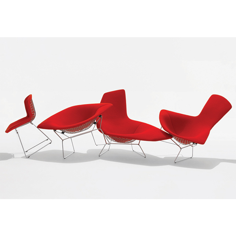 Bird Lounge chair-高背钻石钢网椅伯托埃Harry Bertoia 5.jpg