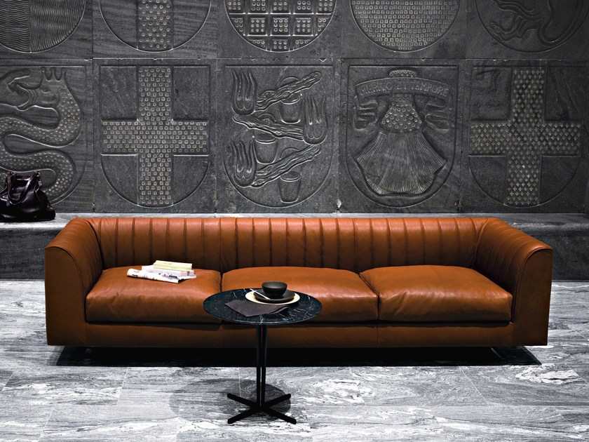 century quilted leather sofa